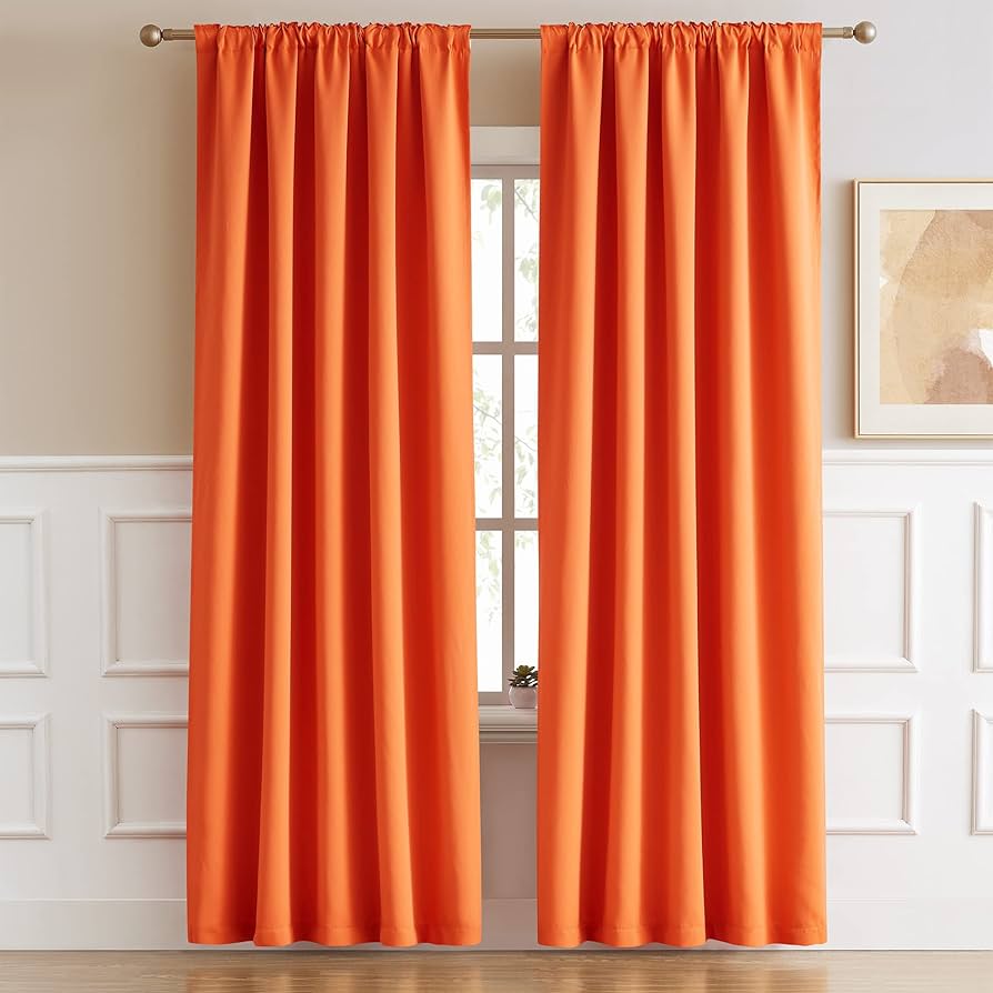 Cortina Orange – Diseño vibrante y elegante para tu hogar | Cortinas modernas